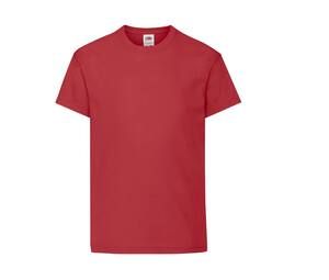 Fruit of the Loom SC1019 - Children's short-sleeves T-shirt Rosso