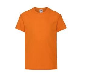 Fruit of the Loom SC1019 - Children's short-sleeves T-shirt Arancio