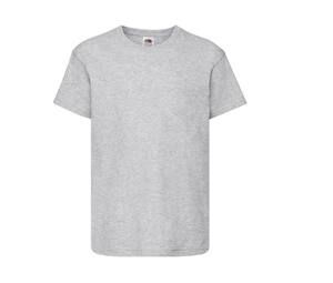 Fruit of the Loom SC1019 - Children's short-sleeves T-shirt Grigio medio melange