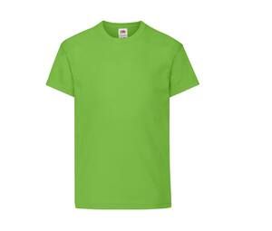 Fruit of the Loom SC1019 - Children's short-sleeves T-shirt Verde lime