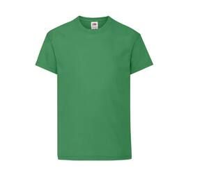 Fruit of the Loom SC1019 - Children's short-sleeves T-shirt Verde prato
