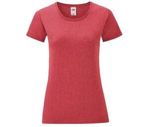 Fruit of the Loom SC151 - T-shirt girocollo 150 Heather Red