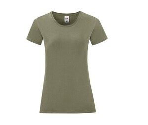 Fruit of the Loom SC151 - T-shirt girocollo 150 Classic Olive