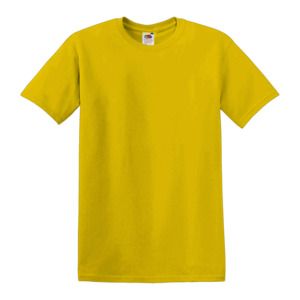 Fruit of the Loom SC220 - T-shirt girocollo da uomo Yellow