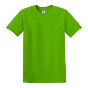 Fruit of the Loom SC220 - T-shirt girocollo da uomo Verde lime
