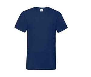 Fruit of the Loom SC234 - T-shirt da uomo con scollo a V dal peso contenuto Blu navy