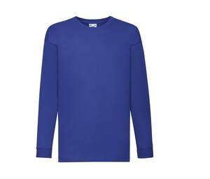 FRUIT OF THE LOOM SC6107 - Tee-shirt manche longue enfant Blu royal