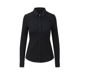 AWDIS SO DENIM SD047 - Camicia da donna micro piquet Anna Black