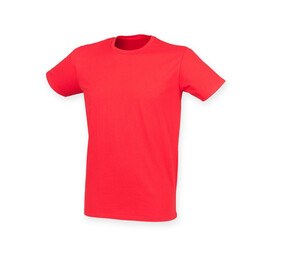 Skinnifit SF121 - T-shirt da uomo in cotone elasticizzato