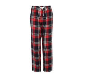 SF Women SK083 - Pantaloni da pigiama da donna Red / Navy Check
