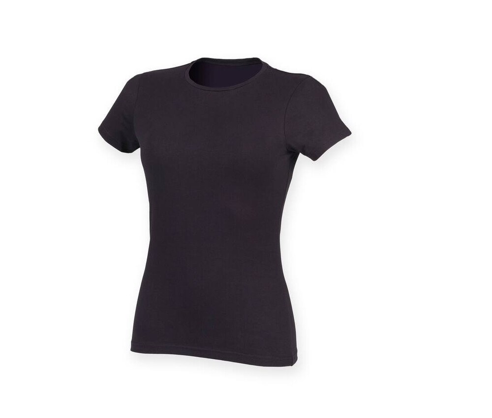 Skinnifit SK121 - T-shirt da donna in cotone elasticizzato