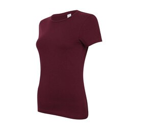 Skinnifit SK121 - T-shirt da donna in cotone elasticizzato