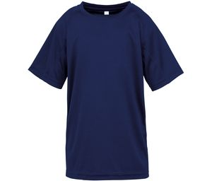 Spiro SP287J - T-shirt traspirante AIRCOOL per bambini Blu navy
