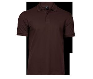 Tee Jays TJ1405 - Polo stretch di lusso da uomo Cioccolato