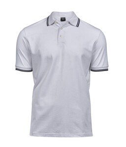 Tee Jays TJ1407 - Polo uomo di lusso elasticizzata a righe