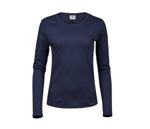 Tee Jays TJ590 - T-shirt a manica lunga da donna Blu navy