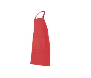 VELILLA V4203 - Grambiule con tasca Rosso