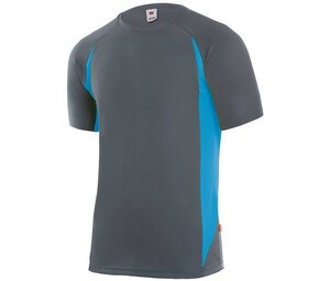 VELILLA V5501 - T-shirt tecnica bicolore Grey / Sky Blue