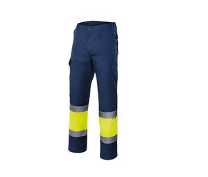 VELILLA VL157 - Pantaloni bicolore alta visibilità