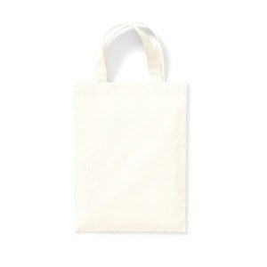 Westford mill WM103 - piccola borsa di cotone White
