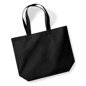 Westford mill WM265 - Maxi shopping bag in cotone biologico Black
