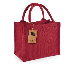 Westford mill WM412 - Piccola borsa di juta Red / Red