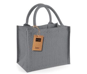 Westford mill WM412 - Piccola borsa di juta Graphite Grey/Graphite Grey