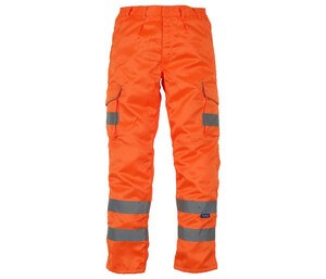 Yoko YK018T - Pantaloni da lavoro ad alta visibilità Hi Vis Orange