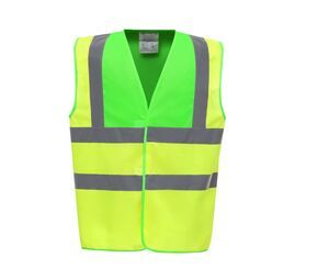 Yoko YK100 - Gilet b & b ad alta visibilità (HVW100CH) Lime / Hi Vis Yellow