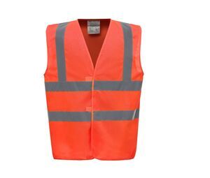 Yoko YK100 - Gilet b & b ad alta visibilità (HVW100CH) Hi Vis Orange