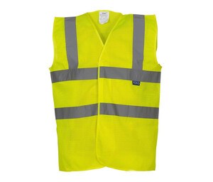 Yoko YK120 - Giacca di sicurezza a  rete Hi Vis Yellow