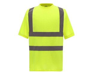 Yoko YK410 - T-Shirt a manica corta ad alta visibilità Hi Vis Yellow