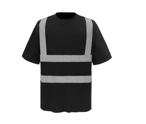 Yoko YK410 - T-Shirt a manica corta ad alta visibilità Black