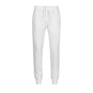 SOL'S 02084 - JAKE MEN Pantalone Uomo Da Jogging Slim Fit White