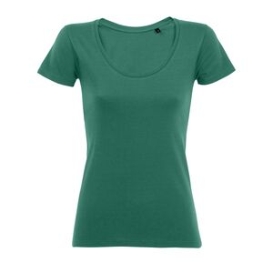 SOL'S 02079 - Metropolitan T Shirt Donna Ampia Scollatura Verde smeraldo