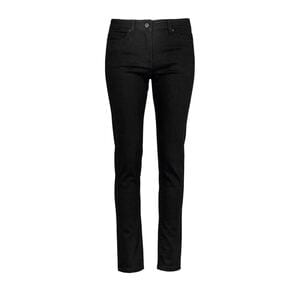 NEOBLU 03181 - Gaspard Women Jeans Donna Elasticizzato Slim Fit Nero profondo