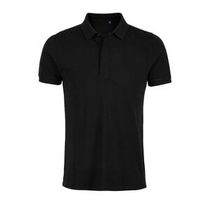 NEOBLU 03188 - Owen Men Polo Uomo Piqué Con Abbottonatura Nascosta Nero profondo