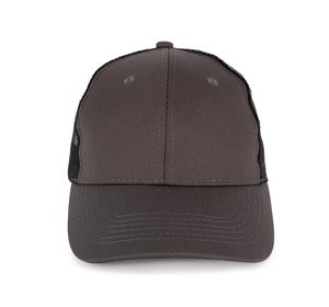 K-up KP110 - Cappellino Trucker Oeko-Tex Shale Grey / Black