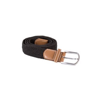 K-up KP805 - Cintura intrecciata elastica Black