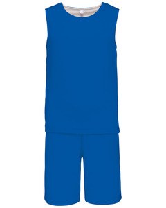 Proact PA449 - Kit basket double face bambino Sporty Royal Blue / White