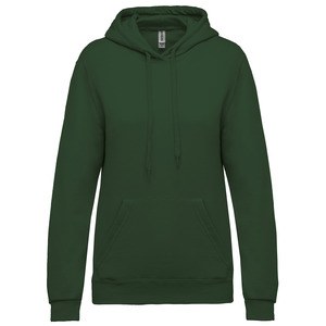 Kariban K473 - Felpa con cappuccio da donna Verde bosco