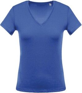 Kariban K390 - T-shirt donna manica corta scollo a V