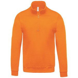 Kariban K478 - Felpa con zip al collo Arancio