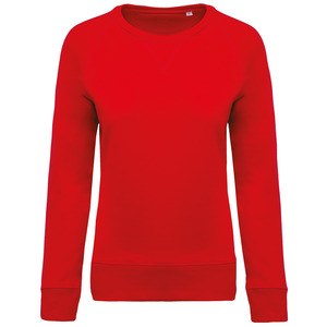 Kariban K481 - Felpa da donna organica girocollo con maniche raglan