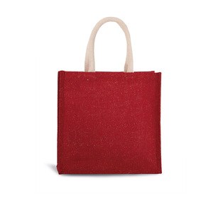 Kimood KI0274 - Borsa tote in tela di iuta - modello grande