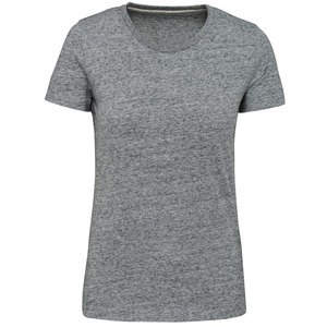 Kariban KV2107 - T-shirt vintage da donna a maniche corte Slub Grey Heather