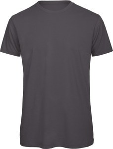 B&C CGTM042 - T-shirt girocollo da uomo Organic Inspire Grigio scuro