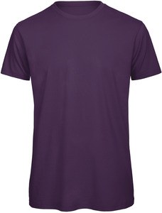 B&C CGTM042 - T-shirt girocollo da uomo Organic Inspire Urban Purple