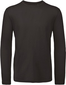 B&C CGTM070 - T-shirt a maniche lunghe organica Inspire da uomo Black