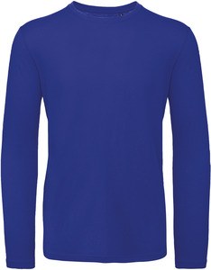 B&C CGTM070 - T-shirt a maniche lunghe organica Inspire da uomo Cobalt Blue
